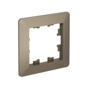 Рамка 1-м AtlasDesign Air шампань/дым. черн. SE ATN220501