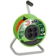 Удлинитель на катушке 4х40м без заземл. RP-4-2x1.0-40m ПВС 2х1 Эра Б0059783