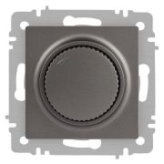 Светорегулятор поворотный СП Accent 6-401-09 600Вт 230В IP20 титан Intro Б0063685