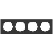 Рамка 4-м СП Accent 6-504-07 графит Intro Б0063718