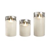 Свеча декоративная CL7-SET3-wh с пультом 3хAAA для каждой свечи (не в компл.) бел. (уп.3шт) ФАZА 5018853
