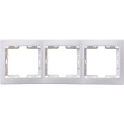 Рамка 3-м Кварта РГ-3-КБ горизонт. бел. GENERICA EMK30-K01-DM