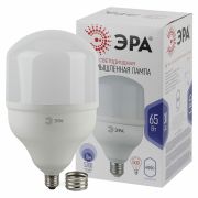 Лампа светодиодная высокомощная STD LED POWER T140-65W-6500-E27/E40 65Вт T140 колокол 6500К холод. бел. E27/E40 (переходник в компл.) Эра Б0027924