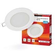 Светильник светодиодный RLP-VC 9Вт 4000К IP40 630лм 230В 118мм круглый встраив. панель бел. IN HOME 4690612023359