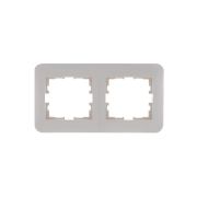 Рамка 2-м Karina Life горизонт. крем. LEZARD 708-0300-147