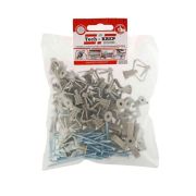 Дюбель для гипсокартона «бабочка» 10х50 с сам. 4х60 (пакет) (уп.40шт) Tech-Krep/Zitar 126702