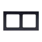 Рамка 2-м Стокгольм металл. черн. PROxima EKF EZM-G-303-10