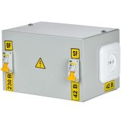 Ящик с понижающим трансформатором ЯТП 0.25 220/42В (2 авт. выкл.) IEK MTT12-042-0250