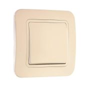 Выключатель 1-кл. СП Lillium 10А IP20 крем. Makel 70201