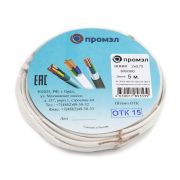 Шнур ШВВП 2х0.75 380В Б (бухта 5м) (шт) ПромЭл 13321720