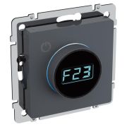 Термостат электронный с индик. BRITE СП IP20 ТС10-1-БрМ механизм маренго IEK BR-RT11-K35